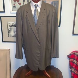 Armani 2pc brown mens suit 48L